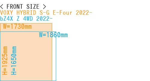 #VOXY HYBRID S-G E-Four 2022- + bZ4X Z 4WD 2022-